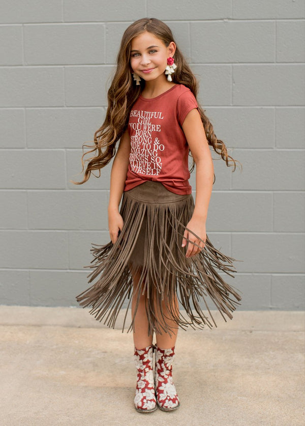 Cassidy Skirt in Carob