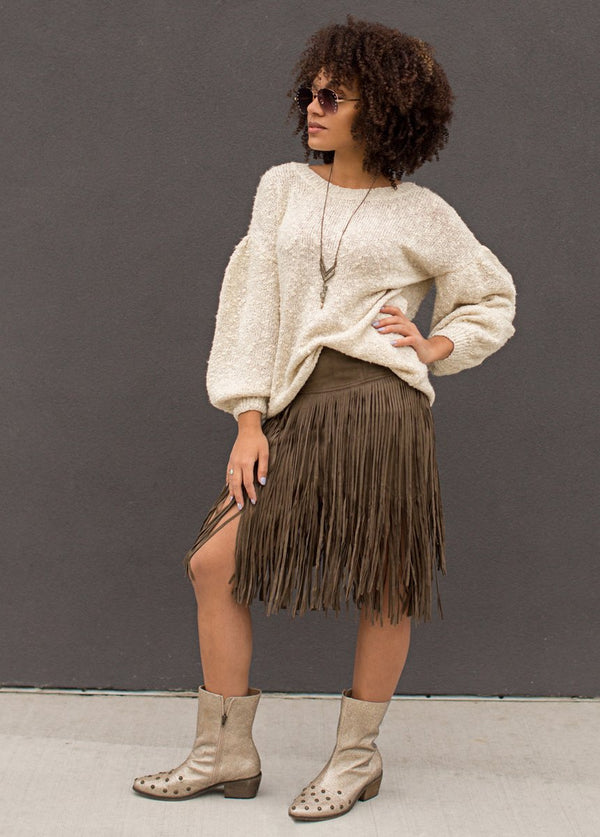 Casey Skirt in Carob