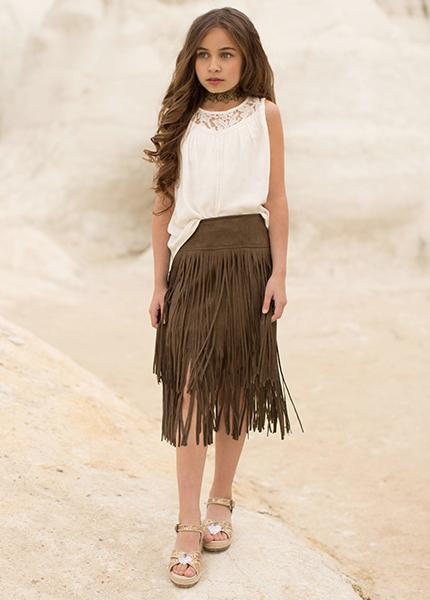 Cassidy Skirt in Carob