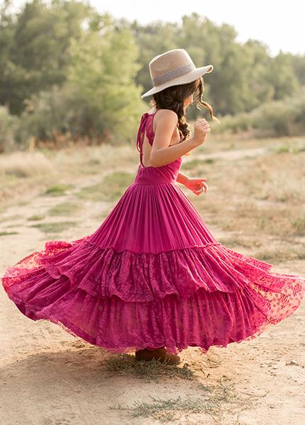 Catrin Dress in Aster