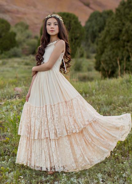*NEW* Catrin Dress in Ecru