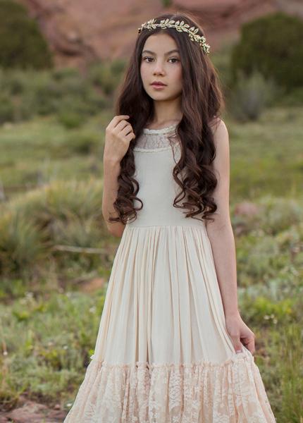 *NEW* Catrin Dress in Ecru