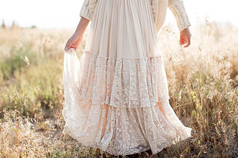 *NEW* Catrin Dress in Ecru