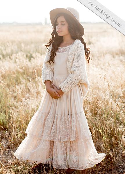 *NEW* Catrin Dress in Ecru