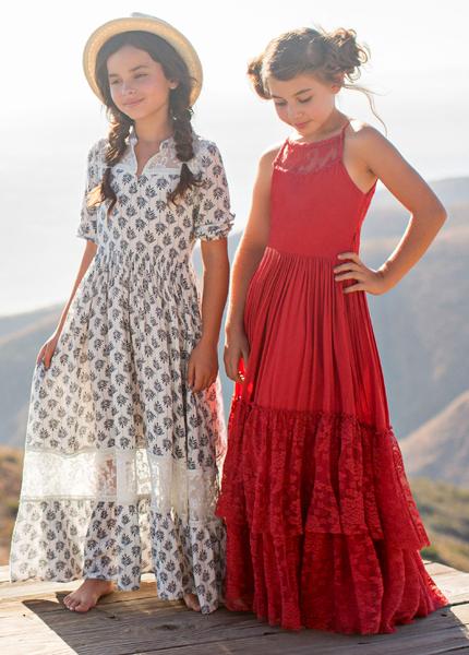 Catrin Dress in Red