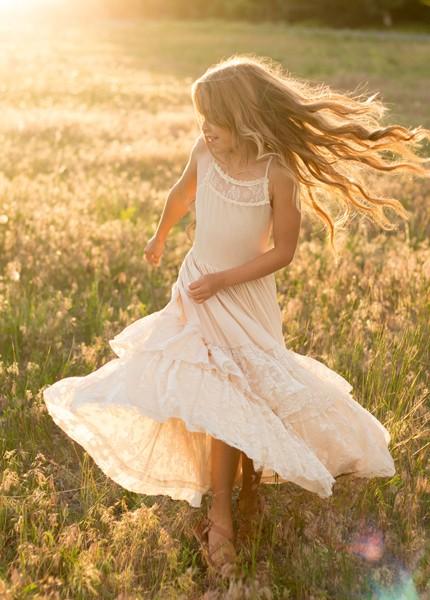 *NEW* Catrin Dress in Ecru