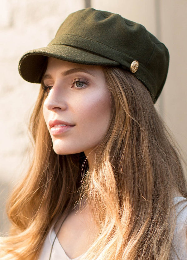 Celina Military Newsboy Cap