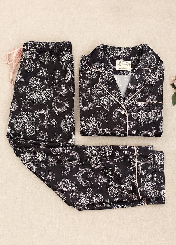 Charlie Pajamas in Black