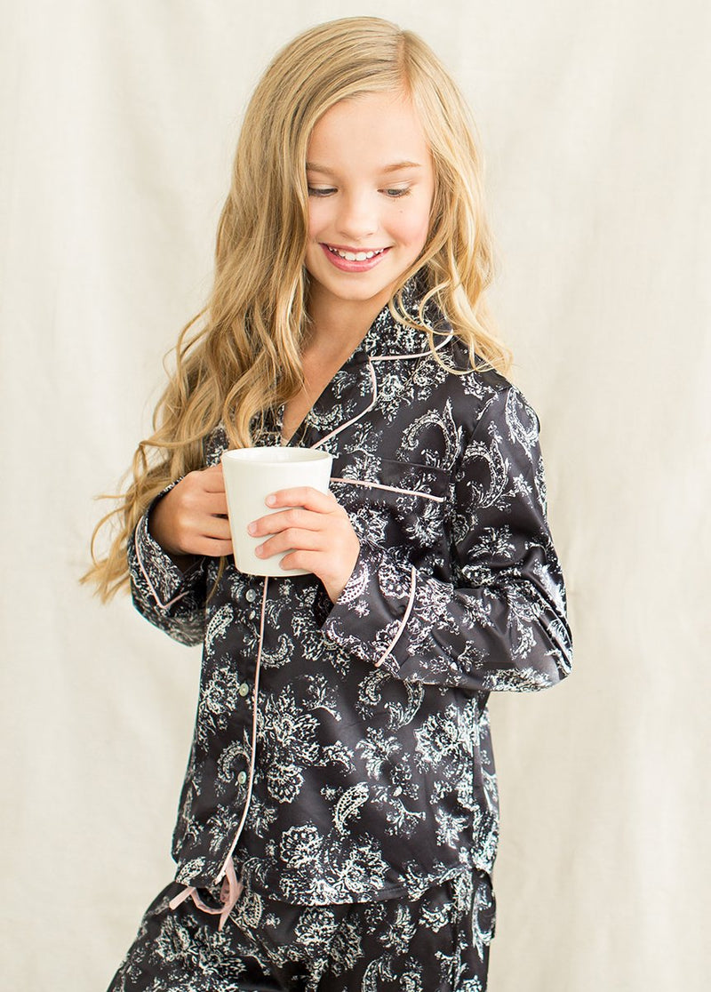 Charlie Pajamas in Black