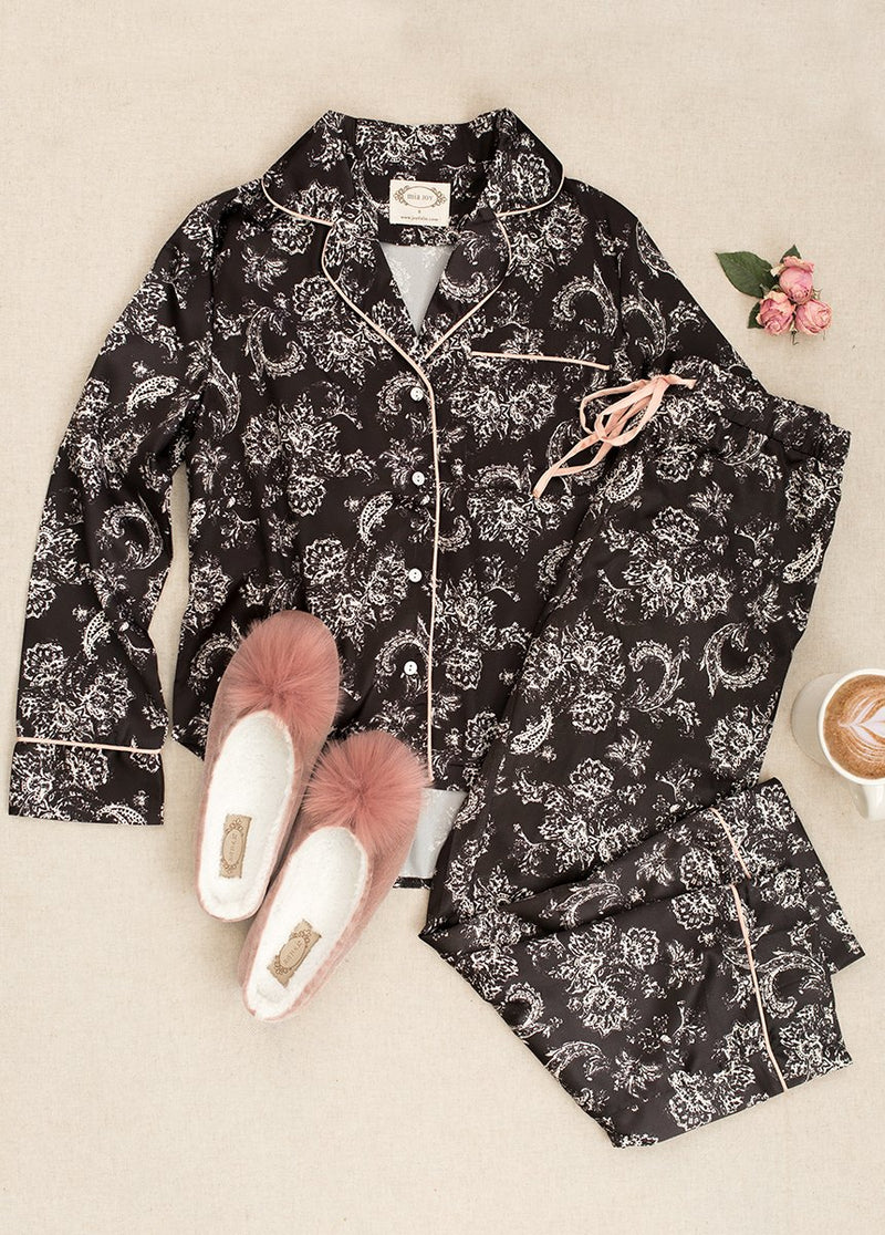 Charlie Pajamas in Black