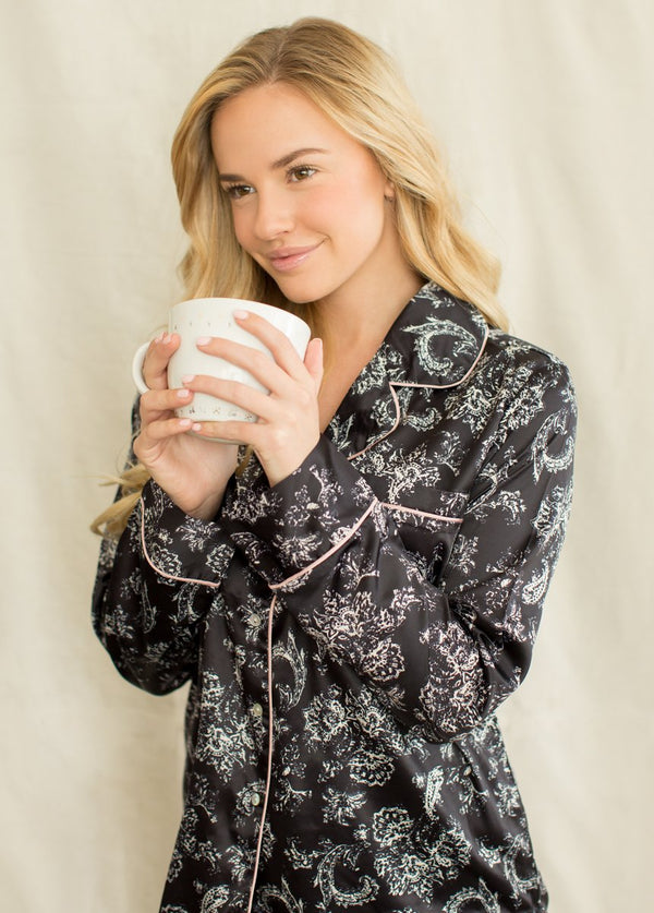 Charlotte Pajamas in Black