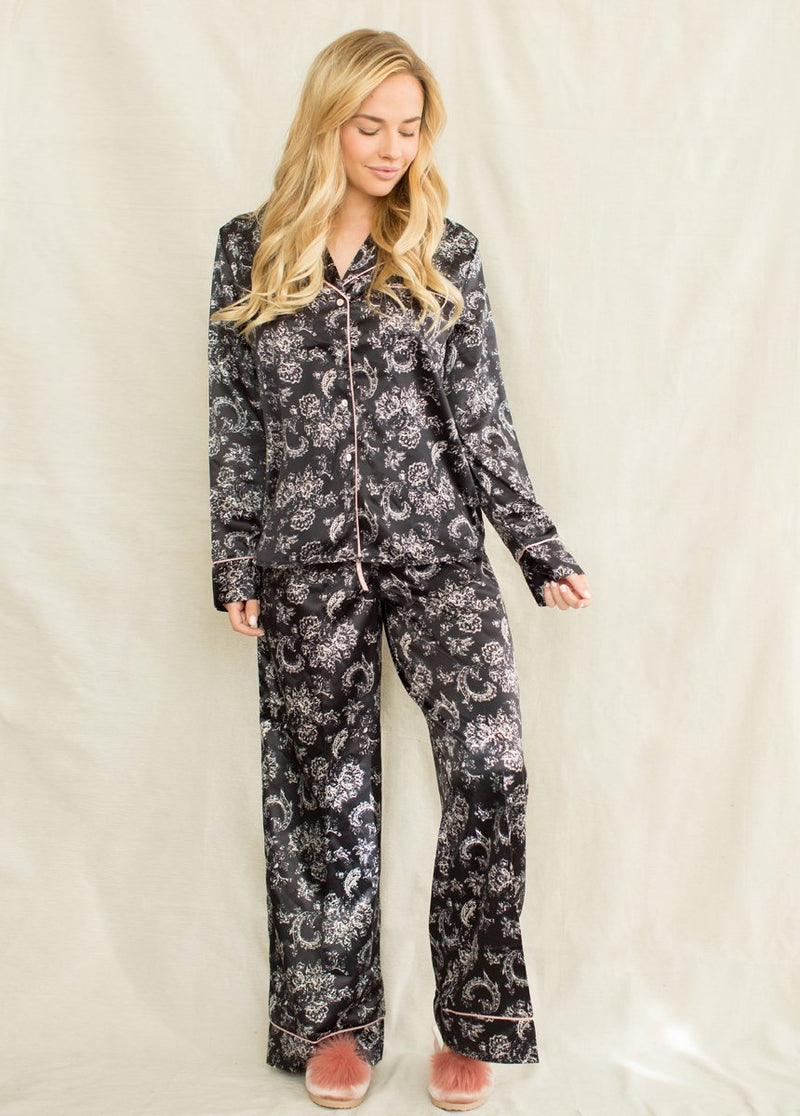 Charlotte Pajamas in Black