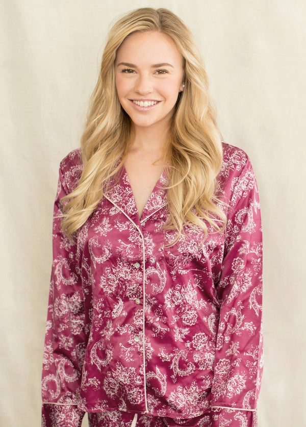 Charlotte Pajamas in Berry