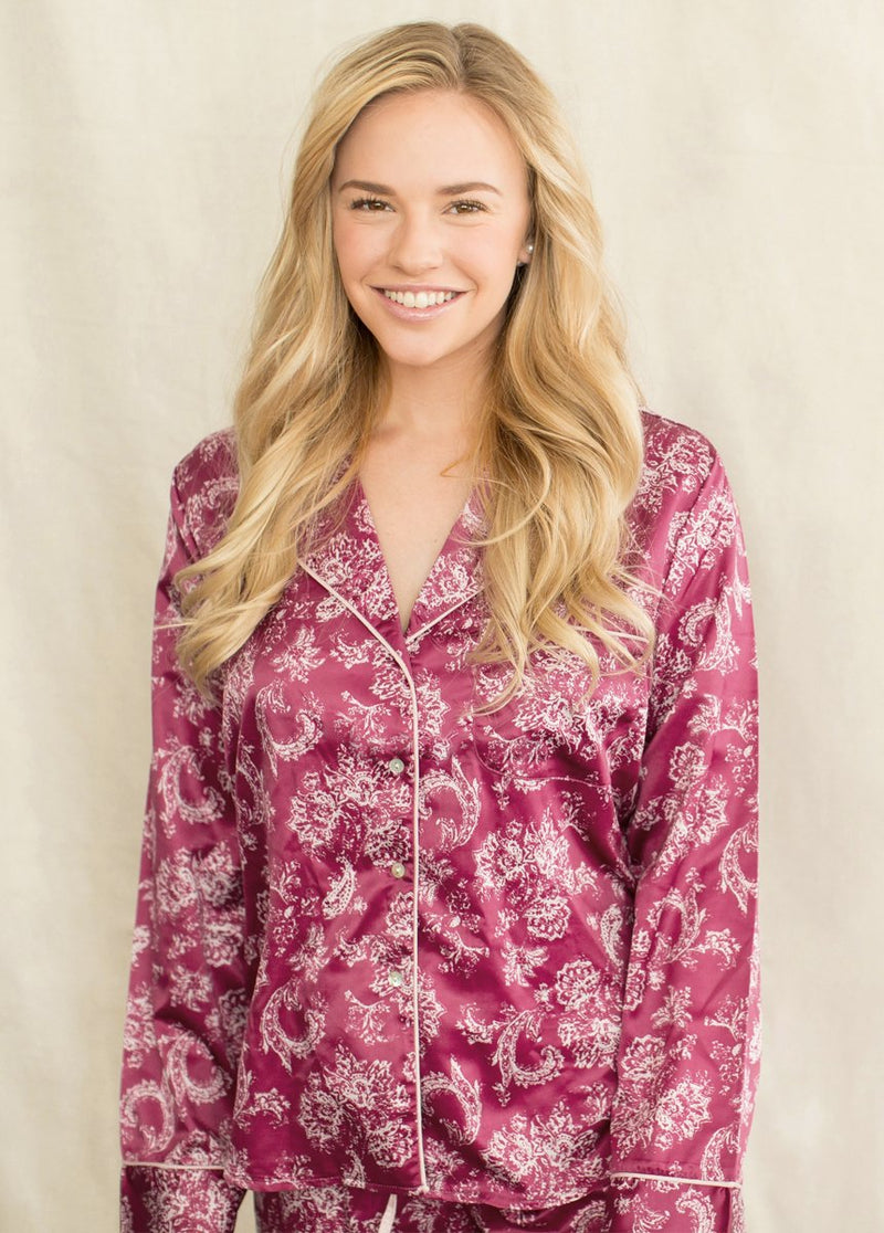 Charlotte Pajamas in Berry