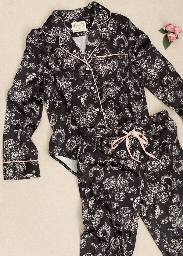 Charlotte Pajamas in Black
