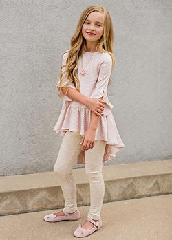 Clementine Set in Blush Stripe