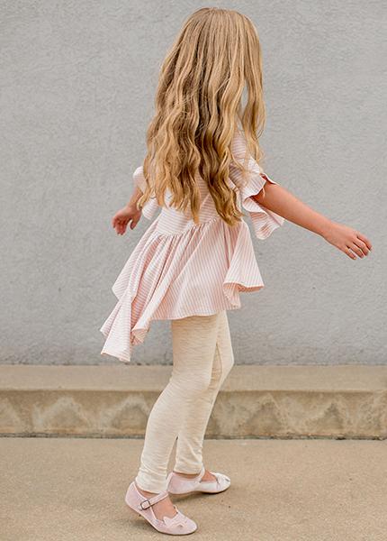 Clementine Set in Blush Stripe