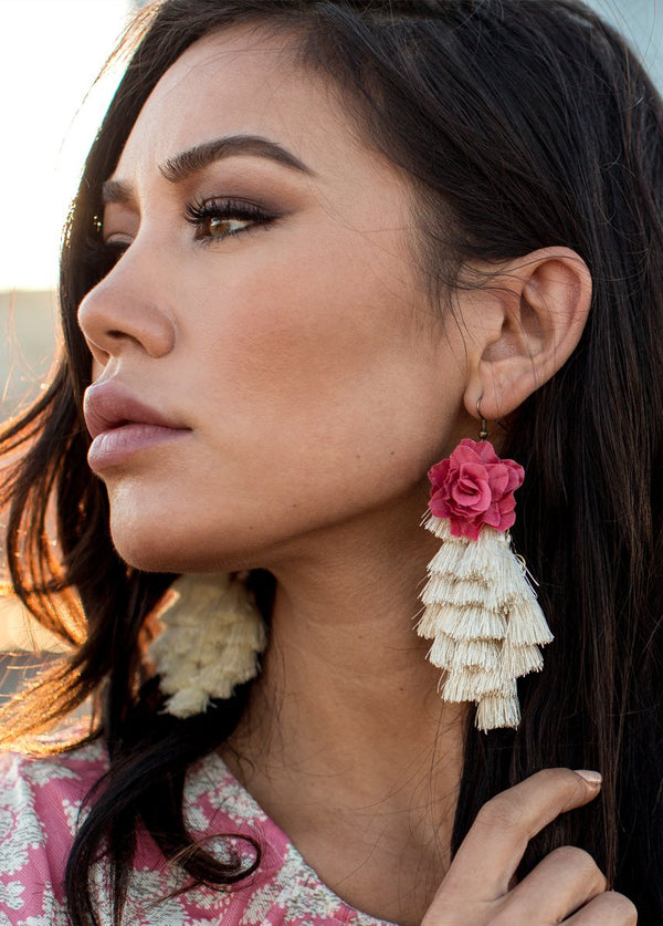 Corinne Tassel Earrings