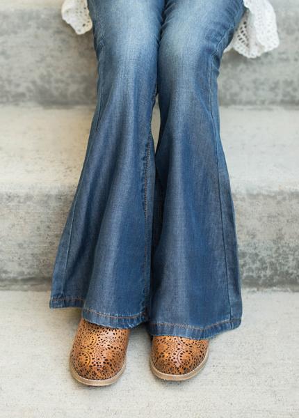 Daisy Booties in Leather