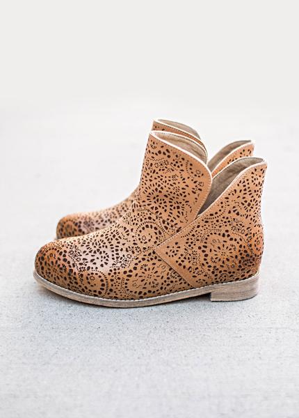 Daisy Booties in Leather