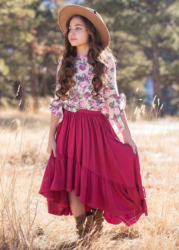 *NEW* Delaney Skirt in Berry
