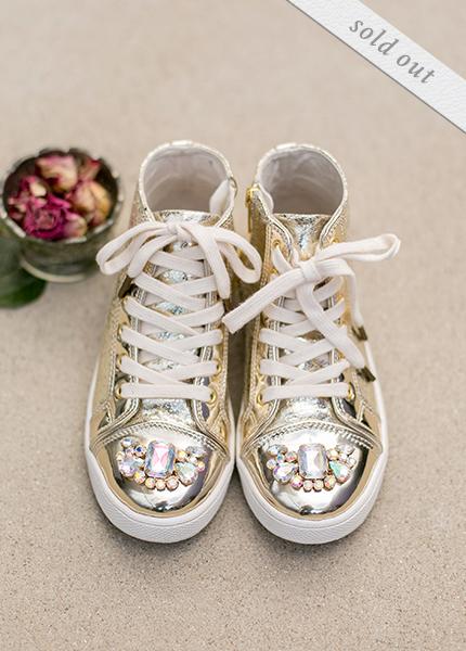 *SOLD OUT* Devon Sneaker in Gold Size 