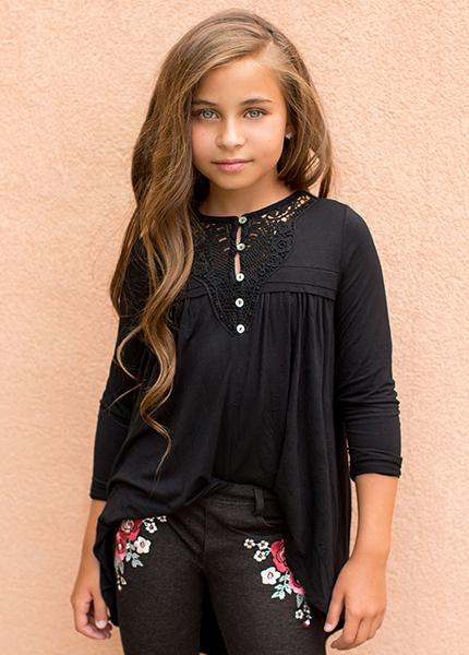 Dionne Top in Black
