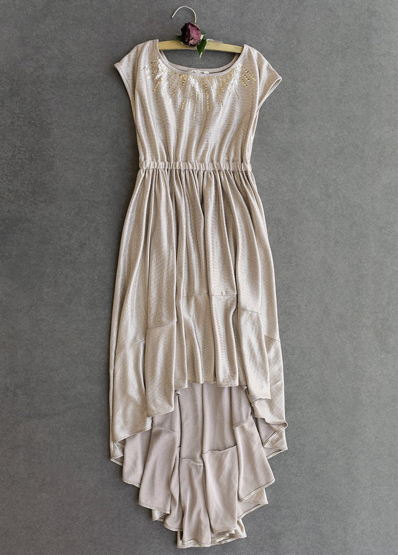 Divinia Dress in Gold