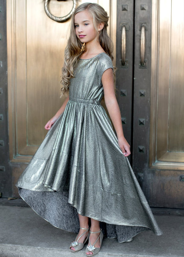 Divinia Dress in Iron 