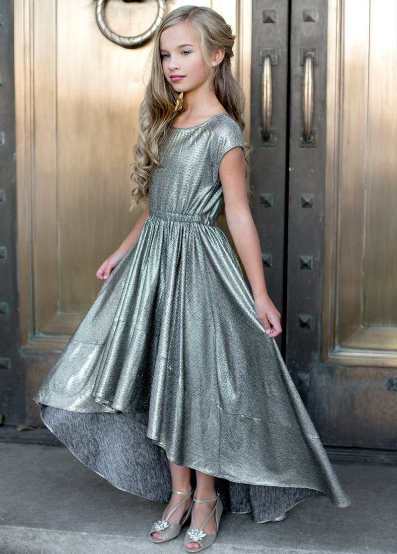 Divinia Dress in Iron 
