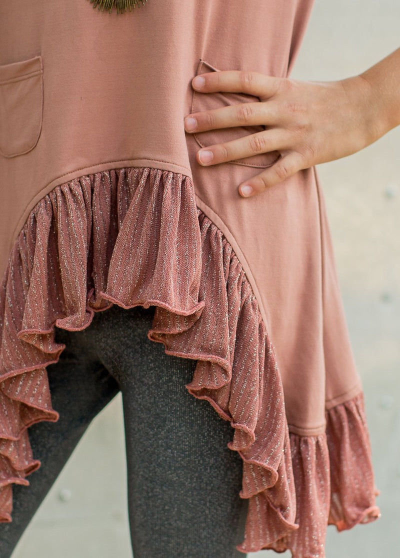 Dylan Top in Dusty Rose