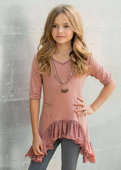 Dylan Top in Dusty Rose