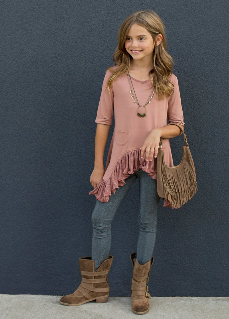 Dylan Top in Dusty Rose