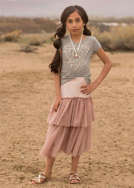 Edita Skirt in Blush