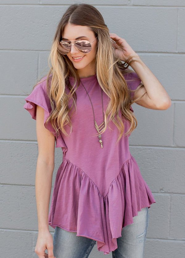 Effie Top in Mauve