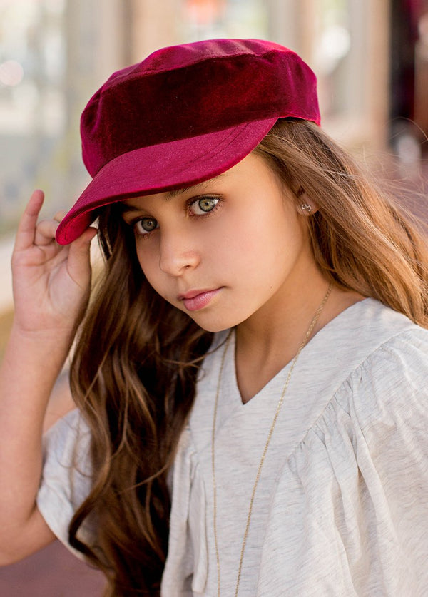 Emi Velvet Engineer Cap