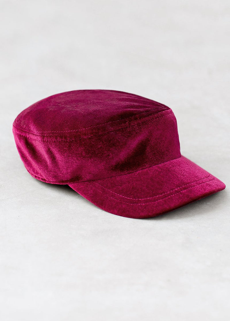 Emi Velvet Engineer Cap