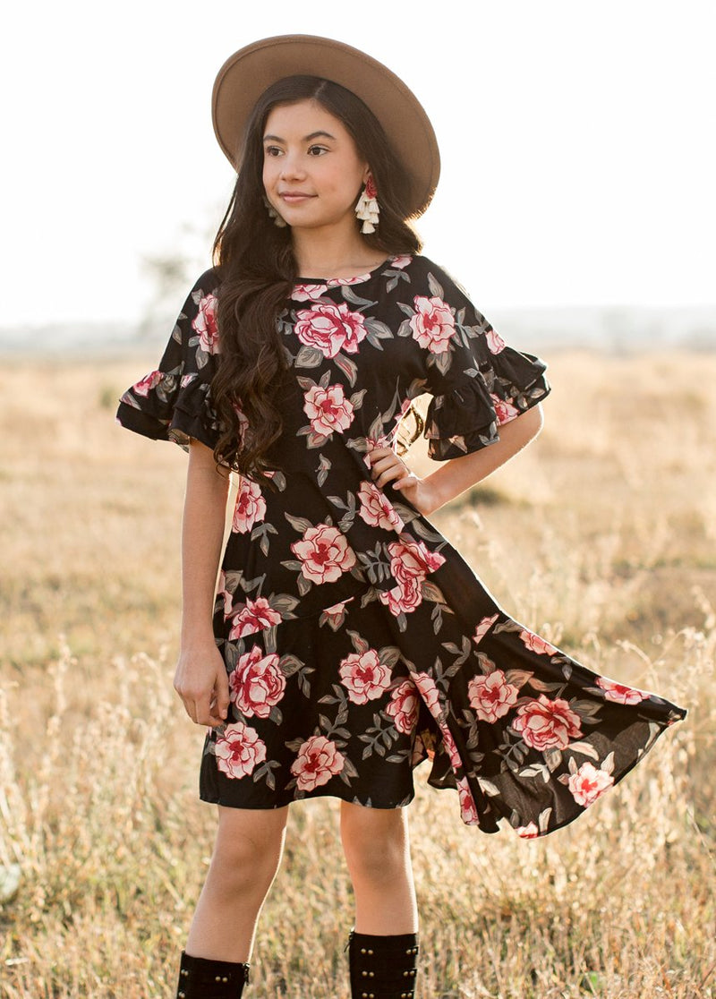 *NEW* Emilia Dress in Dark Floral