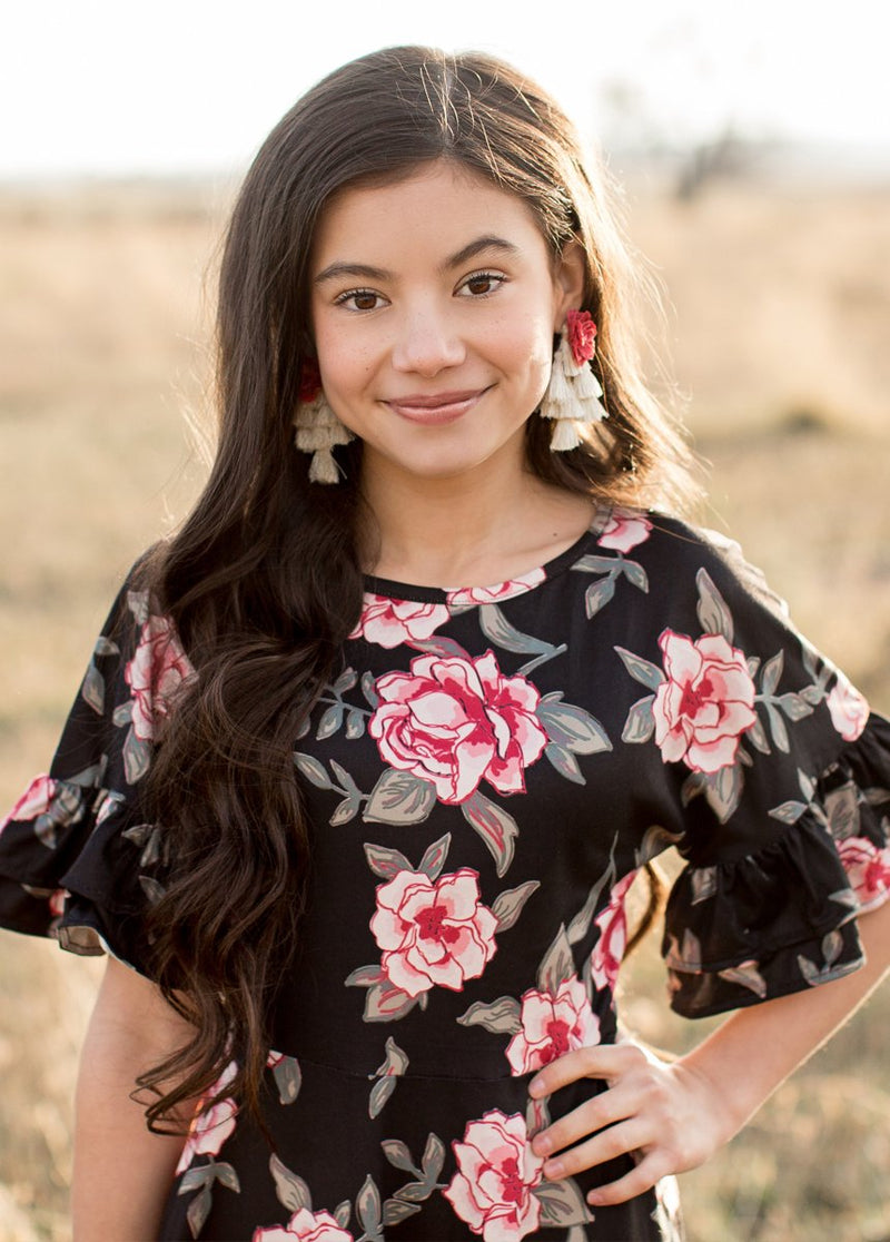 *NEW* Emilia Dress in Dark Floral