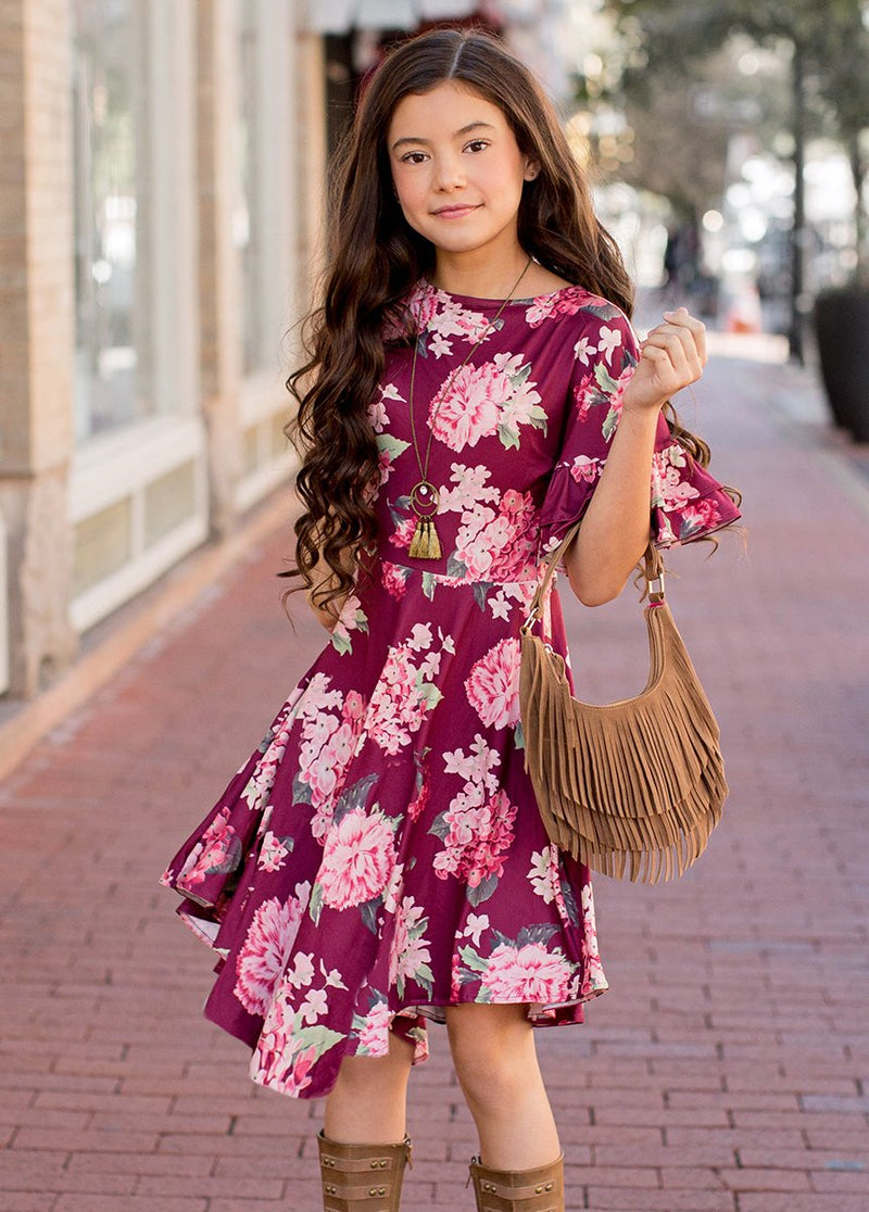 *NEW* Emilia Dress in Hydrangea