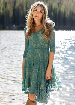 Emily Dress in Teal