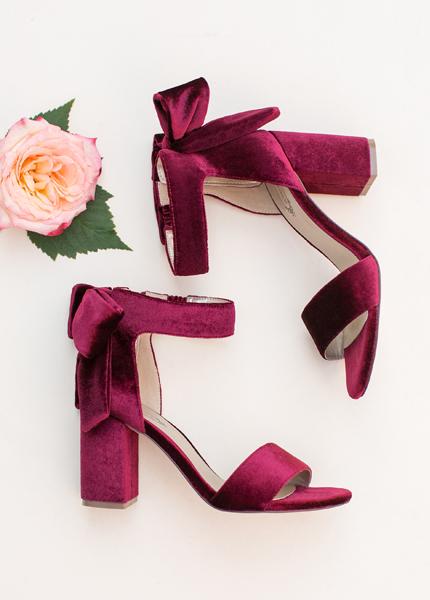 Evelyn Heel in Cranberry