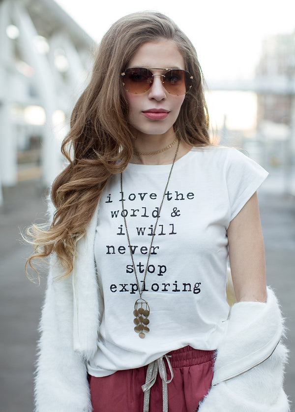 *NEW* Women's Explorer Tee in Cream