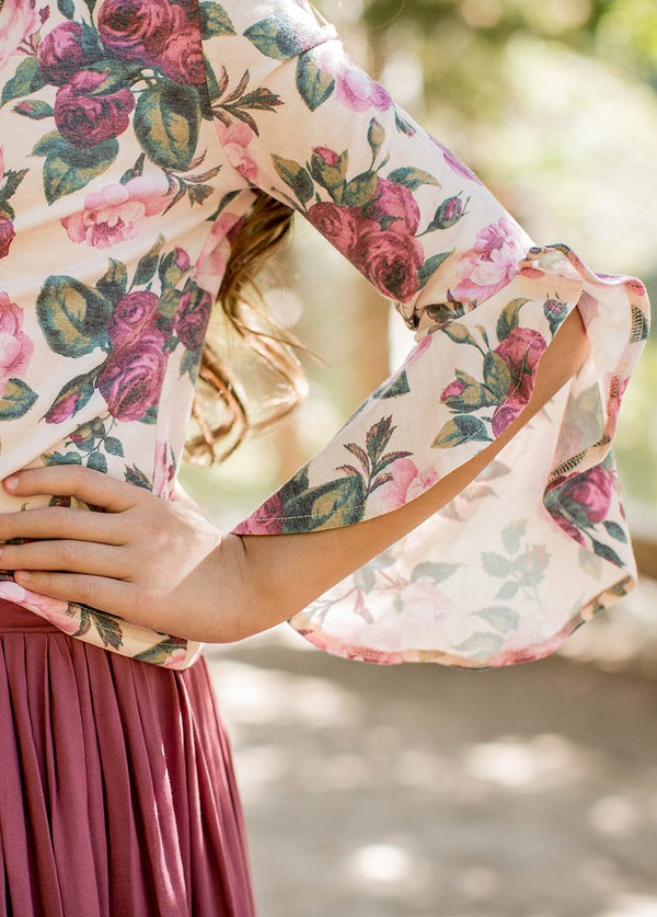 Fawna Top in Floral