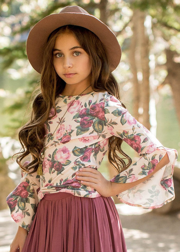 Fawna Top in Floral