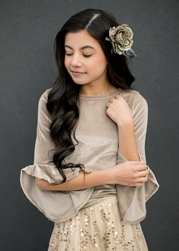 Fawna Top in Velvet