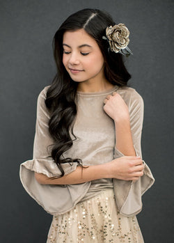 Fawna Top in Velvet