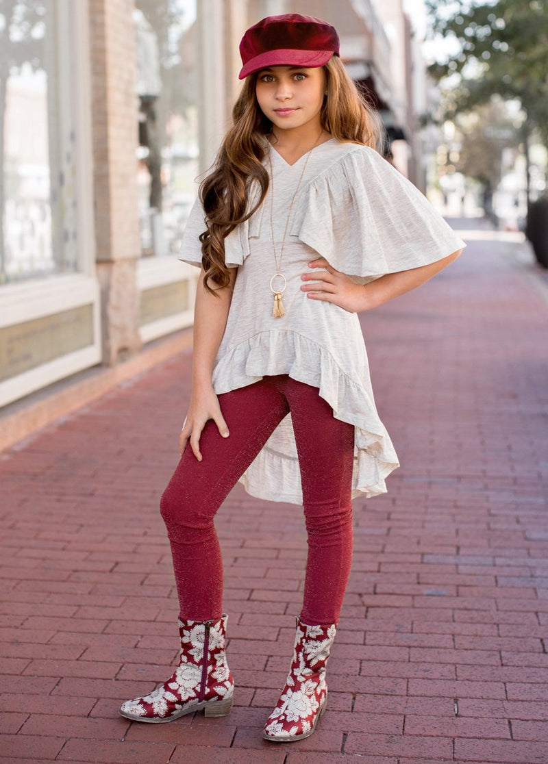 Naiya Leggings in Rust