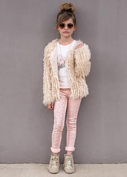 Felicity Fringe Sneakers in Gold