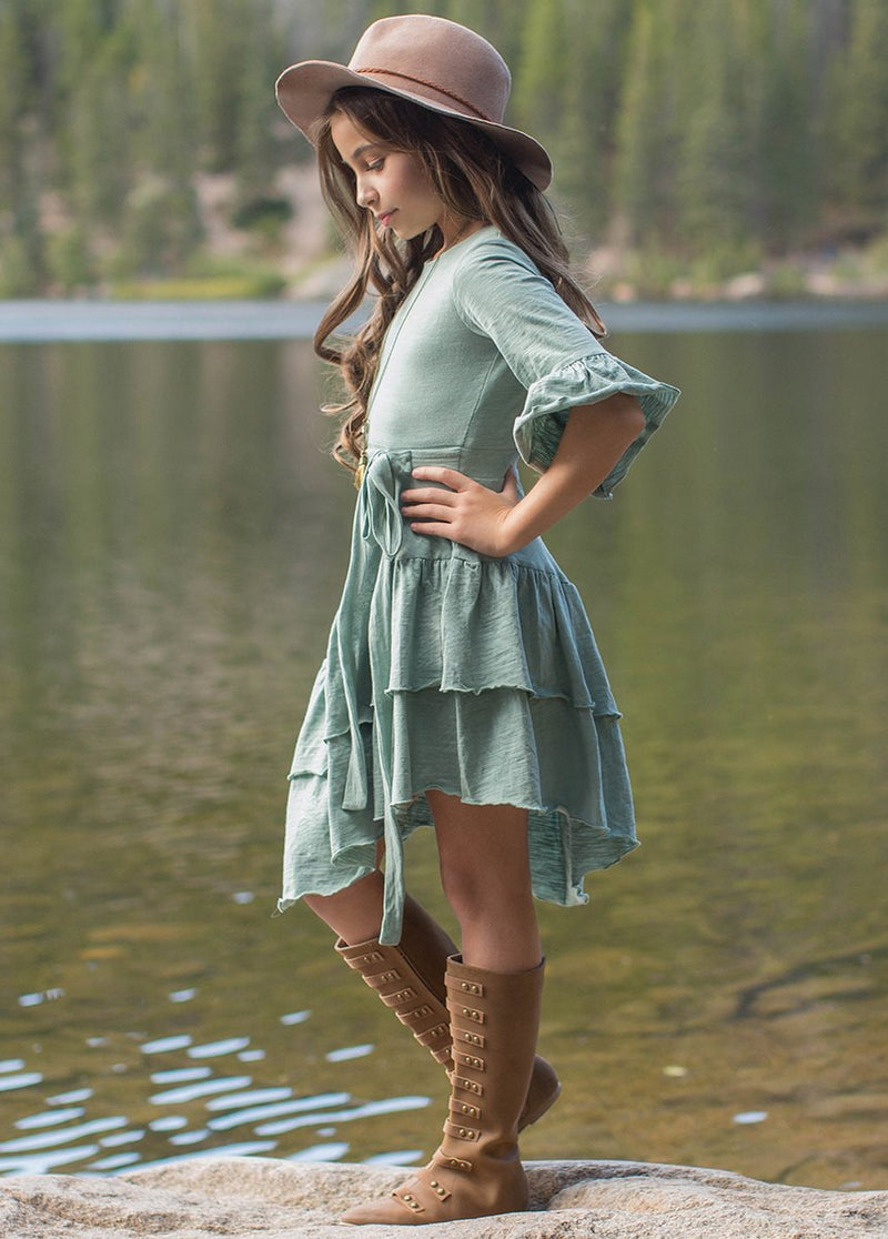 Florence Dress in Sage